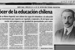 Prócer de la educación chilena  [artículo] Mariela Navarro Fuentes