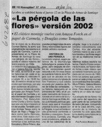 "La pérgola de las flores" versión 2002  [artículo] Patricio Rodríguez
