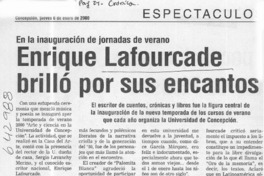 Enrique Lafourcade brilló por sus encantos  [artículo]