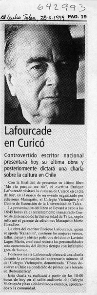 Lafourcade en Curicó