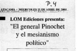"El general Pinochet y el mesianismo político"  [artículo]