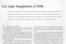 Un viaje imaginario a Chile  [artículo]