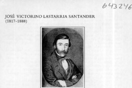 José Victorino Lastarria Santander  [artículo]