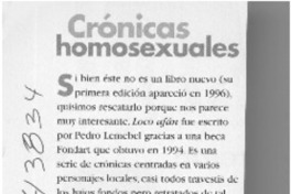 Crónicas homosexuales