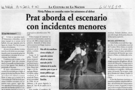 Prat aborda el escenario con incidentes menores  [artículo] Juan Pablo Sarmiento P.