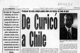 De Curicó a Chile  [artículo] Juan Pablo Jiménez