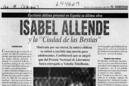 Isabel Allende y la Ciudad de las bestias