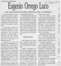 Eugenio Orrego Luco  [artículo] Jorge Arturo Flores Pinochet