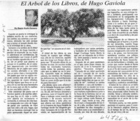 El Árbol de los libros, de Hugo Gaviola  <artículo> Ramón Acuña Carrasco