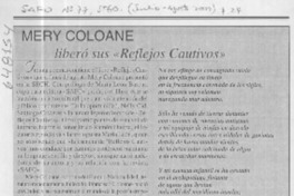 Mery Coloane liberó sus "Reflejos cautivos"  [artículo]