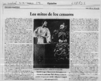 Los mitos de los censores  [artículo] Luis Alberto Mansilla