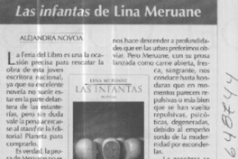 Las infantas de Lina Meruane  [artículo] Alejandra Novoa