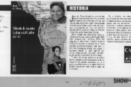 Historia de América Latina y el Caribe  [artículo] Rodrigo Pinto