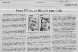Jorge Millas, un filósofo para Chile  [artículo]