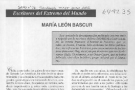 María León Bascur  [artículo]