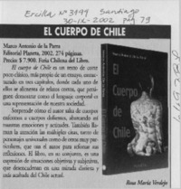 El cuerpo de Chile  [artículo] Rosa María Verdejo