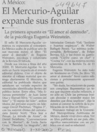 El Mercurio-Aguilar expande sus fronteras
