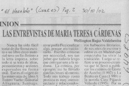 Las entrevistas de María Teresa Cárdenas