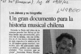Un gran documento para la historia musical chilena  [artículo]