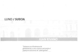 Juan Rivano  [artículo] Cristián Vila R.