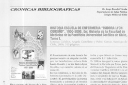 Historia Escuela de Enfermería  [artículo] Jorge Rosselot Vicuña