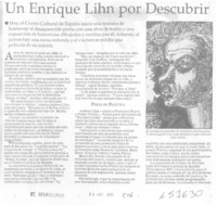 Un Enrique Lihn por descubrir  [artículo]