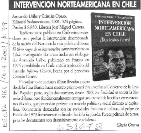 Intervención norteamericana en Chile