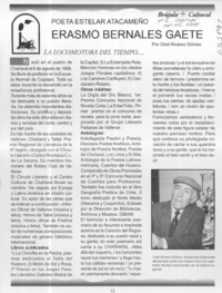 Erasmo Bernales Gaete  [artículo] Oriel Alvarez Gómez