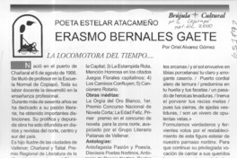 Erasmo Bernales Gaete  [artículo] Oriel Alvarez Gómez