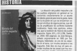Historia del pueblo mapuche  [artículo] Rodrigo Pinto