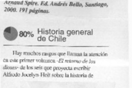 Historia General de Chile  [artículo]