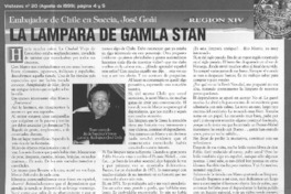 La lámpara de Gamla Stan  [artículo] José Goñi