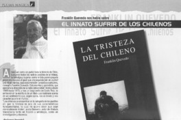 El innato sufrir de los chilenos  [artículo]