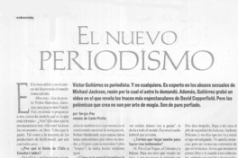 El nuevo periodismo  [artículo] Sergio Paz