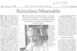 Remolino miserable  [artículo] José Miguel Izquierdo S.