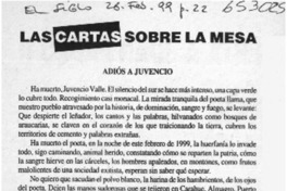 Las cartas sobre la mesa  [artículo] Carlos Ernesto Sánchez
