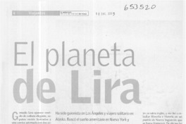 El planeta de Lira  [artículo] Juan Pablo Meneses