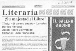 "El galeano andino" (La salud por las hierbas)  [artículo] Luis Paz