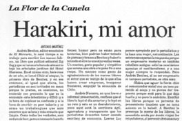 Harakiri, mi amor  [artículo] Antonio Martínez