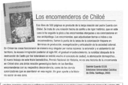 Los encomenderos de Chiloé  [artículo]