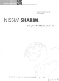 Nissim Sharim, más que un símbolo del Ictus  [artículo] Eduardo Guerrero del Río