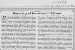 Neruda y el ferrocarril chileno.  [artículo]