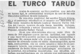 El Turco Tarud  [artículo] P.