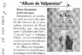 "Album de Valparaíso".  [artículo]