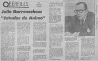 Julio Barrenechea, "Estados de ánimo".  [artículo] Fernando Uriarte.