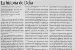 La historia de Delia  [artículo] A. M. L.