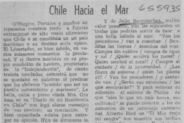 Chile hacia el mar.  [artículo] SIR.