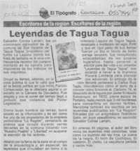 Leyendas de Tagua Tagua.  [artículo]