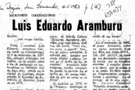 Luis Eduardo Aramburú  [artículo] José Vargas Badilla.
