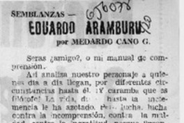 Eduardo Aramburú  [artículo] Medarno Cano Godoy.